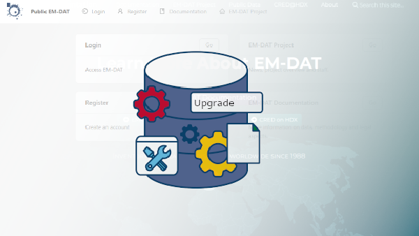 New EM-DAT Data Portal and Documentation Website